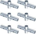 6 Pack 1/2" EMT Cross Connector, by heneng