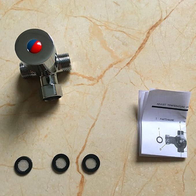 Hot & Cold Water Mixing Valve Temperature Control Mixer - Image 6