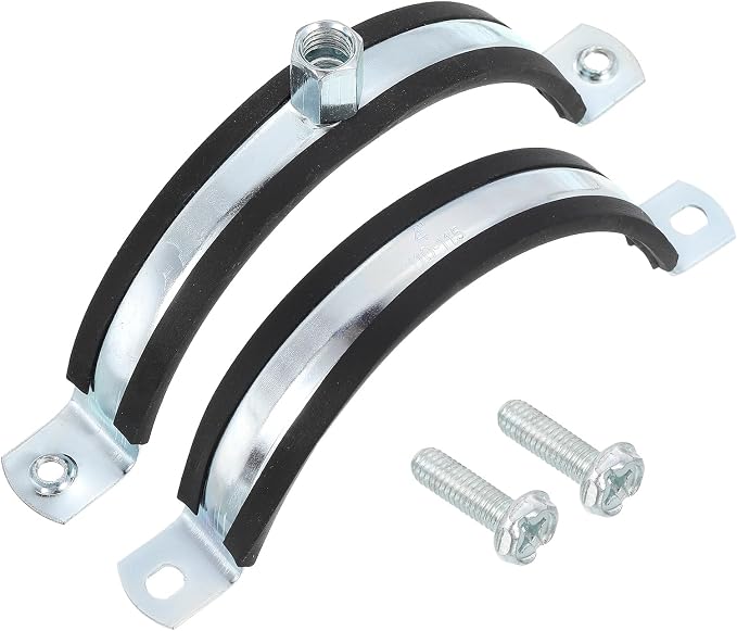uxcell 6 Pcs Adjustable Pipe Bracket Clamp, 4-1/2" Wall Ceiling Mount Split - Image 3