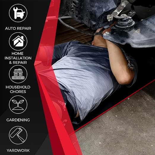 TOMMARS 0.9-Inch Thick Foldable Mechanic Kneeling Pad 44.88 Inches Unfolded - Image 3