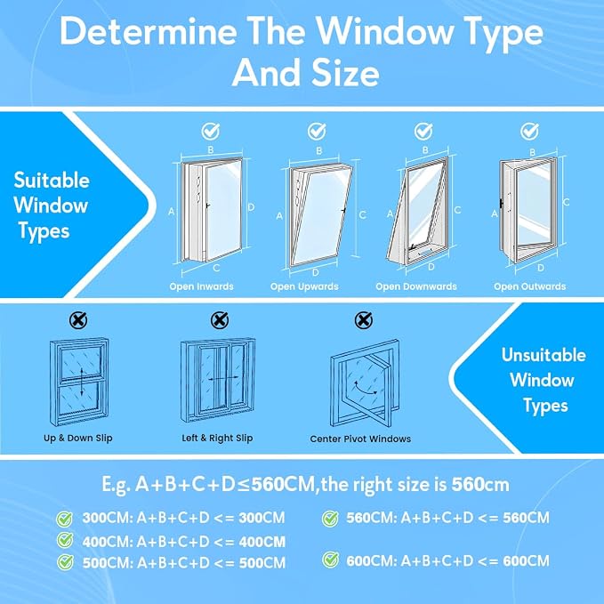 Gruntbear Portable Air Conditioner Window Seal Kit - Image 3