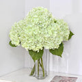 3Pcs 21in Latex Real Touch Hydrangea Artificial Flowers | Lifelike Large by MARTINEMALL