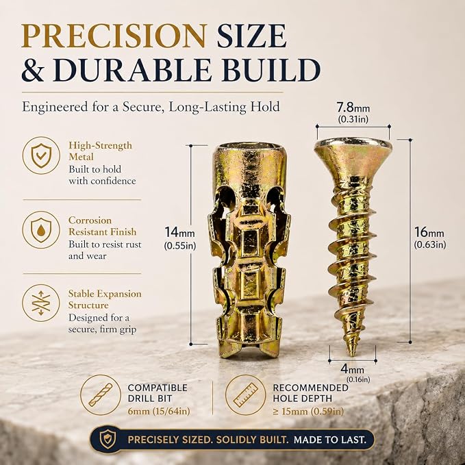 6x14mm Short Expansion Screw Set - Image 6