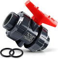PVC Union Ball Valve, 1-1/4" Inch True Union Full Flow Ball Valve by Boltigen
