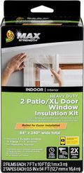 Duck MAX Strength Window Insulation Kit, Fits Patio Doors & Large Windows by DuckBrand