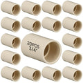 20 Pcs 3/4 Inch CPVC Pipe Coupling PVC Fittings Slip to Slip Socket Adapter by Sasylvia