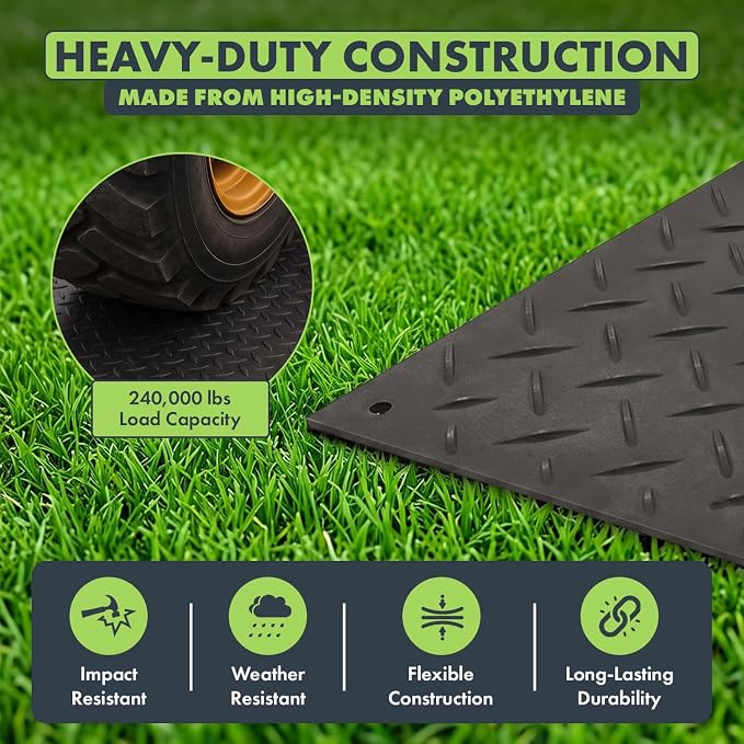 Checkers Ground Protection Mat, AlturnaMAT, Made in the USA - Image 3