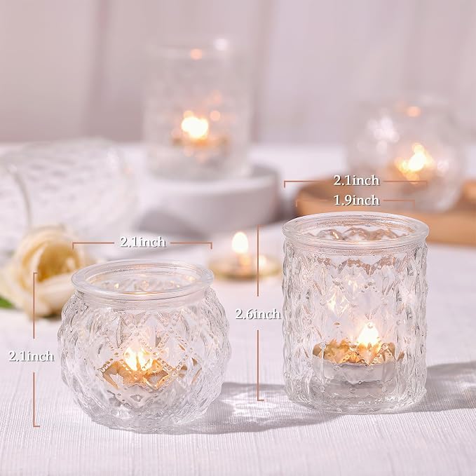 NITIME 12Pcs Assorted Votive Candle Holders - Image 2