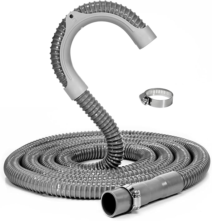 12Ft Universal Washing Machine Drain Hose Flexible Extension Hose | Flexible by Funmit