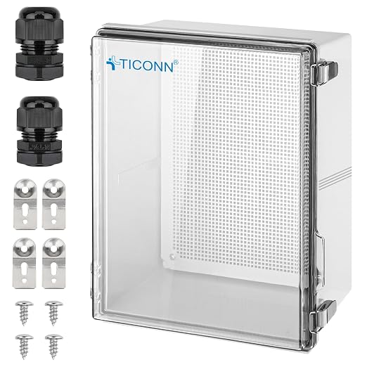TICONN Outdoor Electrical Box Waterproof, ABS IP67 Junction Box Enclosure | by TICONN