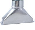 3 1/4-Inch x 10-Inch to 6-Inch Diameter Galvanized Rectangular to Round Duct by Unknown