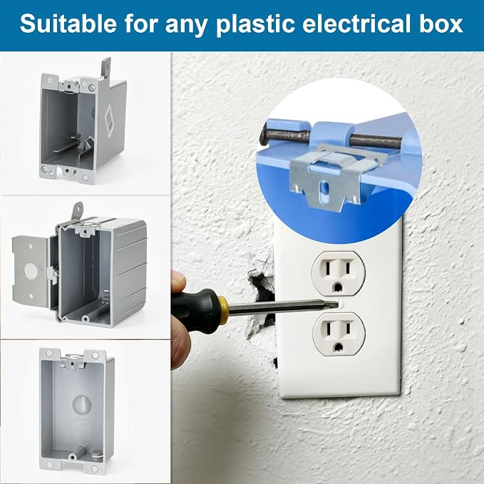 10 pcs Electrical Box Outlet Repair Clip | - Image 4