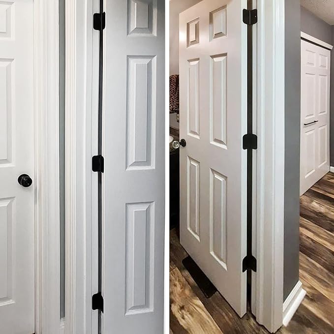 TDCHINGES Rounded Door Hinges Matte Black 3.5" 5/8" Radius Removable Pin | 48 - Image 8