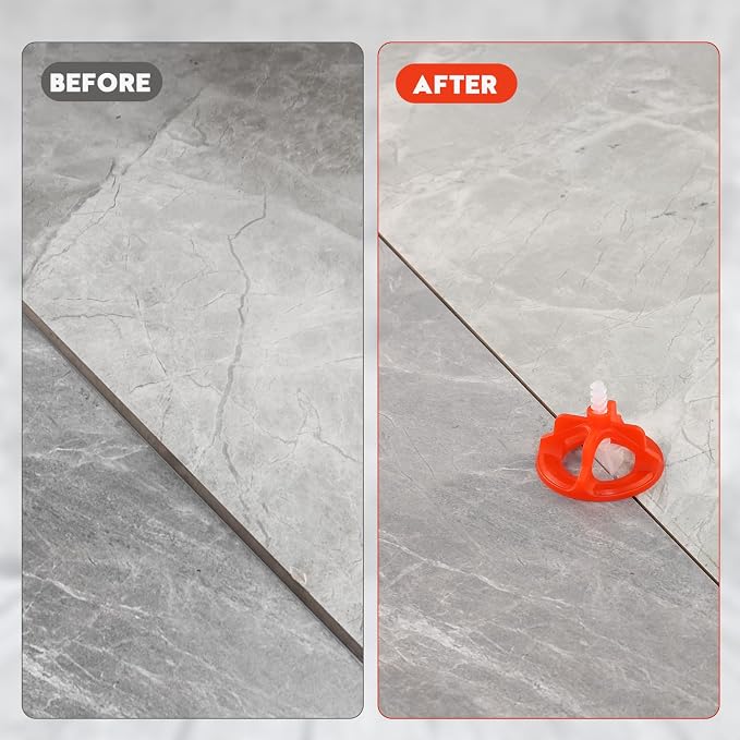 Tile Leveling System 1/8", Effortless DIY Install, Precision Gap Control - Image 4