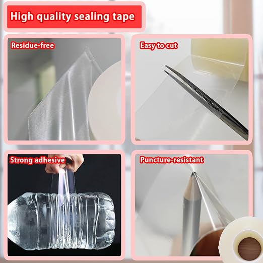 Window Sealing Tape, Window AC Insulation Tape, 2 Inch x 69 FT | Waterproof - Image 6