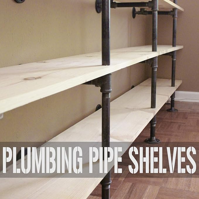 Pipe Fitting, 30 Pack 1" Grey Floor Flange/Elbow/Tee Combo - Image 3