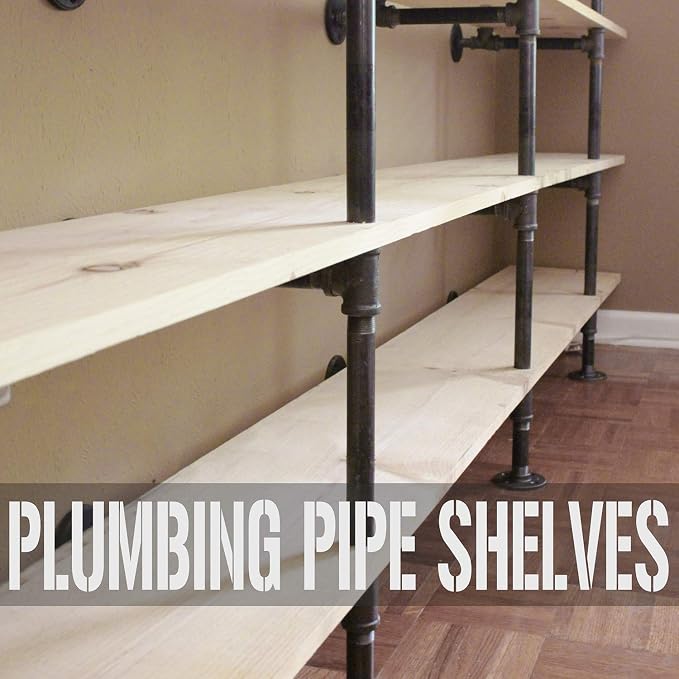 Pipe Fitting, 20 Pack 1" Gray Floor Flange/Elbow/Tee Combo - Image 4