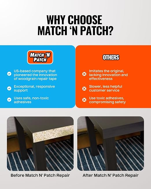 MATCH 'N PATCH Wood Grain Repair Tape - Image 6