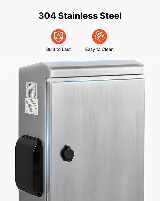 VEVOR Outdoor Electrical Box, Stainless Steel Ventilated Electrical Enclosure - Image 4