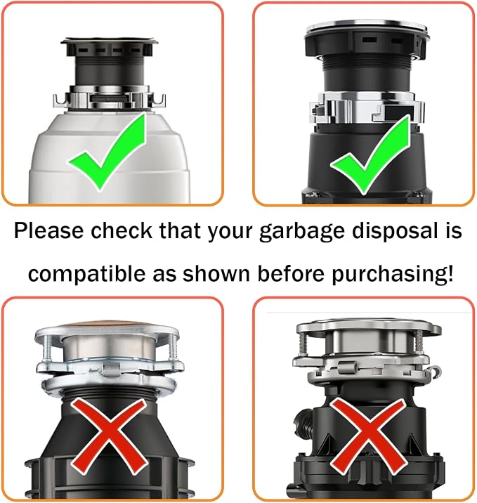 8Pcs/Set Garbage Disposal Sink Flange Kit - Image 6