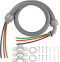 4FT Liquid-Tight Conduit Kit, 1/2" Pre-Wired Electrical Whip by XRDS-RF