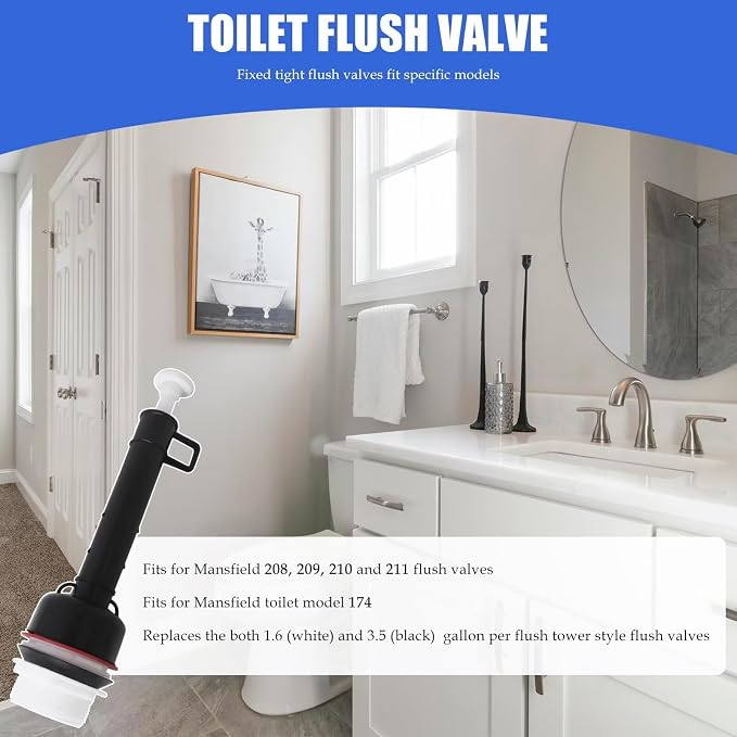 Toilet Flush Valve Kit Replace Compatible - Image 7