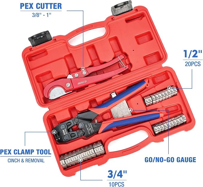 iCrimp PC-PC02KIT PEX Clamp Crimping Tool Kit - Image 5