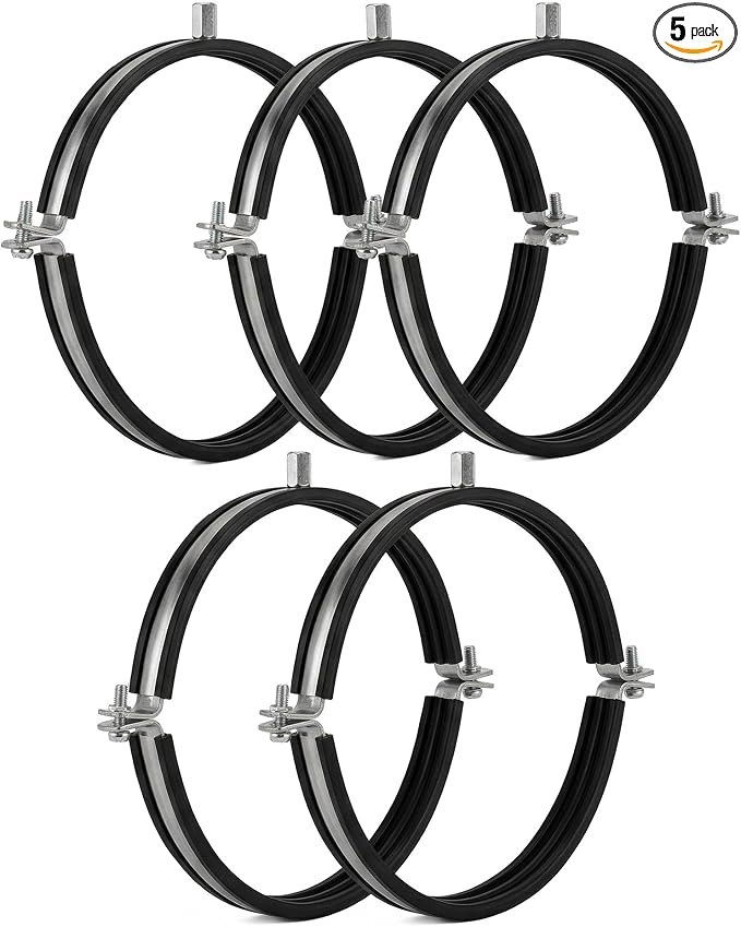 5pcs, Duct Clamp 8 inch Bracket by Steinberg14