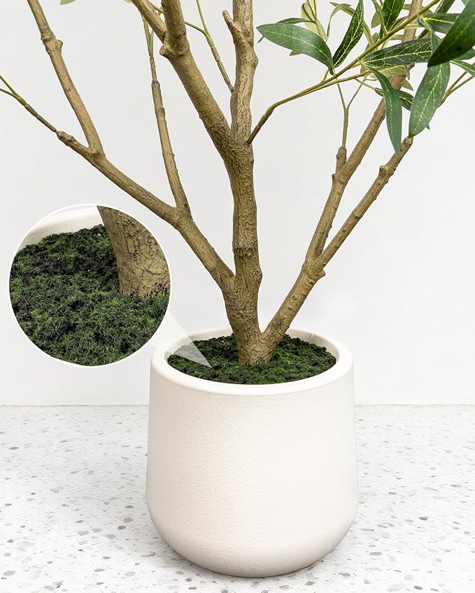 Artificial Olive Tree 5FT Tall Faux Indoor - Image 4