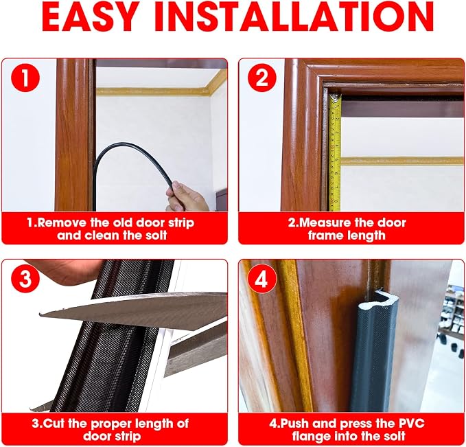 Extra Thick Kerf Weather Stripping Door Seal - Image 7