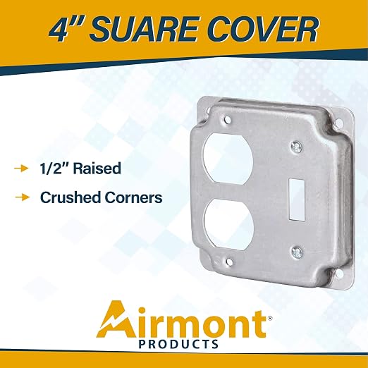 2-Gang Toggle and Duplex Electrical Box Cover - Image 2