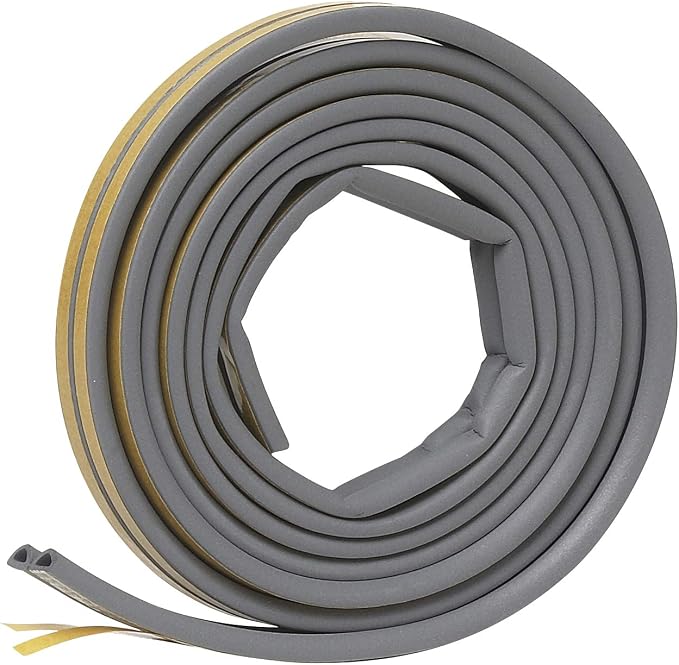Frost King P D-Section Rubber Self-Stick Weatherseal Tape, 5/16" W, 1/4" T by Thermwell+Products+Co.%2C+Inc