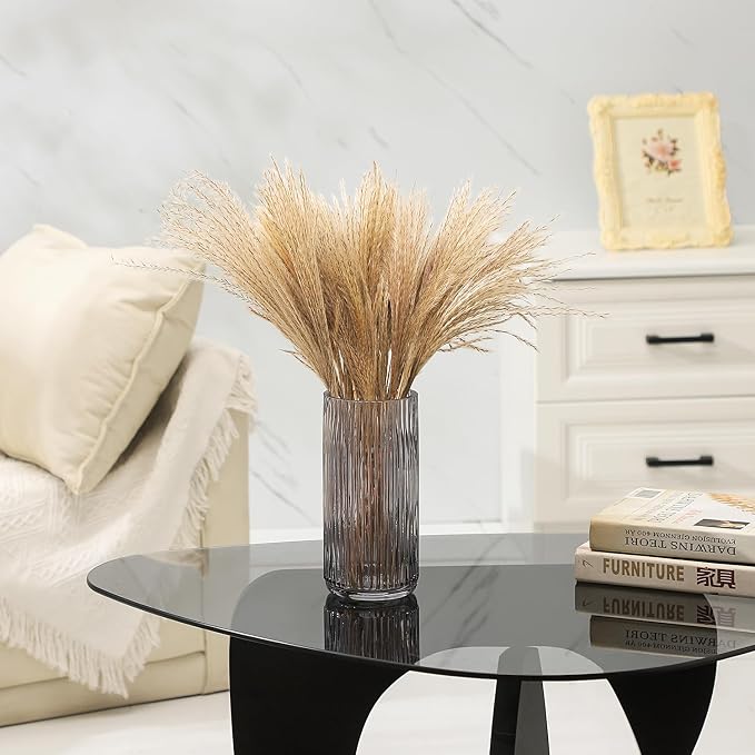 Ribbed Glass Vase, Flower Vases - Image 6
