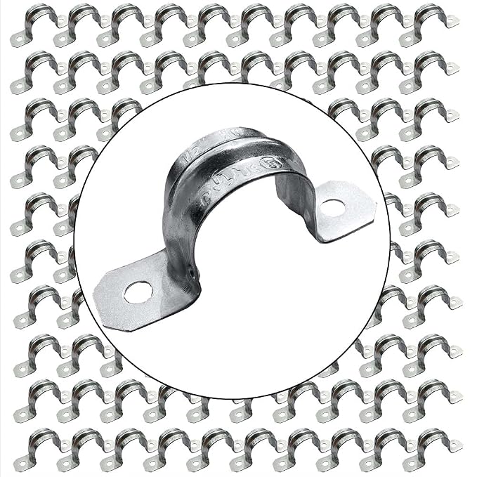AP-10451, 3/4 Inch Two Hole Snap On Pipe Strap - Image 5