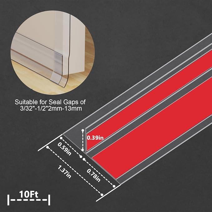 Silicone Weather Stripping Door Seal, 2026 Upgraded Seal Strip - Image 4