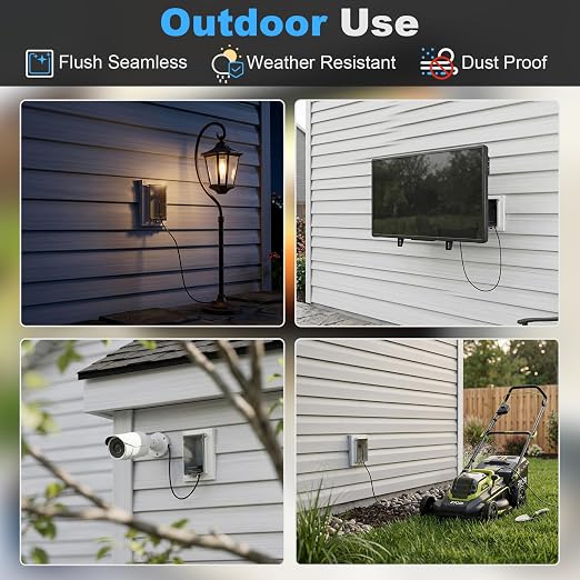 Recessed Outlet Box, DBVR141C-1 Low Profile Electrical Outlet Box - Image 5