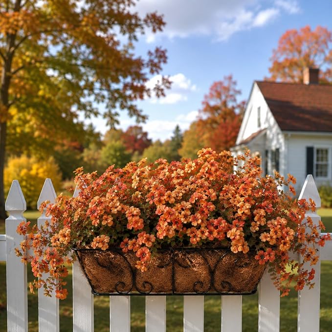 florisso Artificial Fall Flowers Fake Mums - Image 20