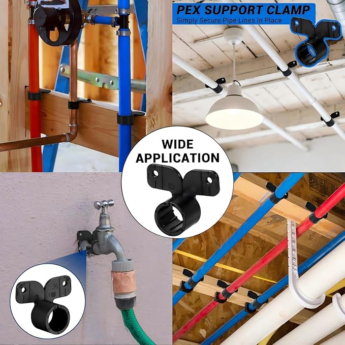 LAZIRO 1 Inch Pex Suspension Pipe Clamps, Tubing Supports - Image 5