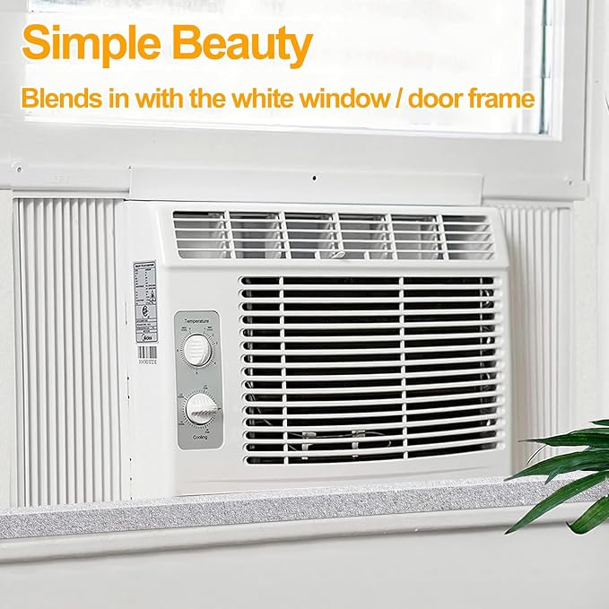 High Density Foam Tape Air Conditioner Window Seal, 1x1 Inch Thick Foam Stripe - Image 4