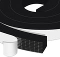 Thick Square Foam Seal Strip, Door Gap Filler & Draft Stopper | Strong Adhesive by Trisiki