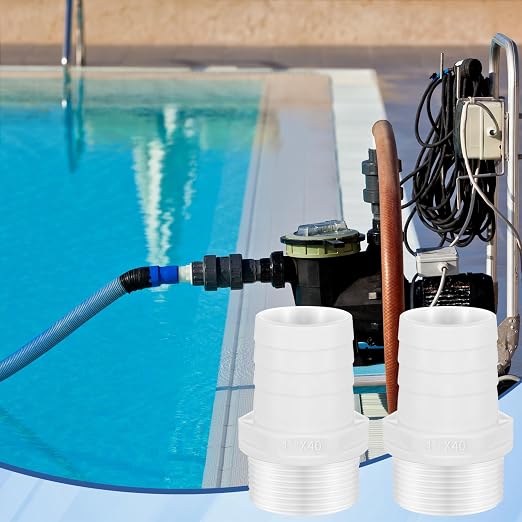 2 Pcs Pool PVC Tube Fitting Barbed Hose Fittings Adapter | Hose Fittings - Image 3