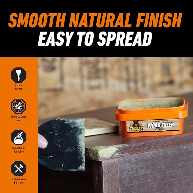 Gorilla All Purpose Wood Filler Kit, - Image 5