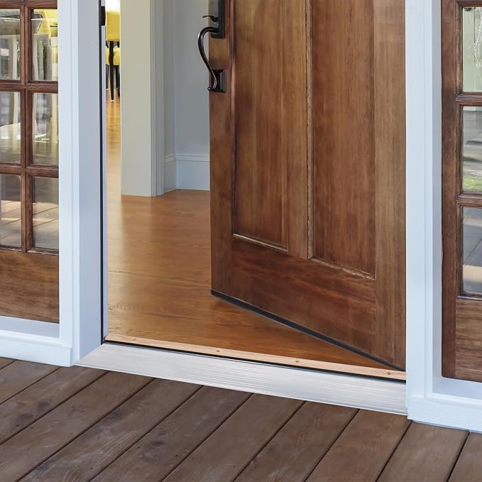MD Building Adjustable Aluminum & Hardwood Threshold - Image 4