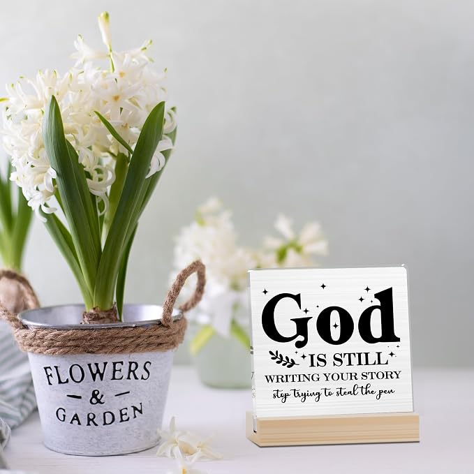 Farmhouse Decor, Acrylic Christian God Home Decorations, Aesthetic Entry Way - Image 7