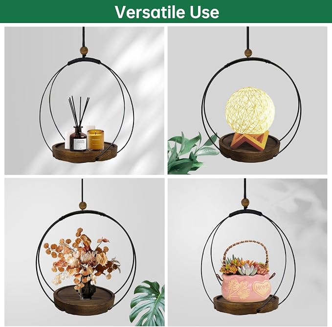 hismocal Hanging Planters for Indoor Plants, Plant Hanger - Image 4