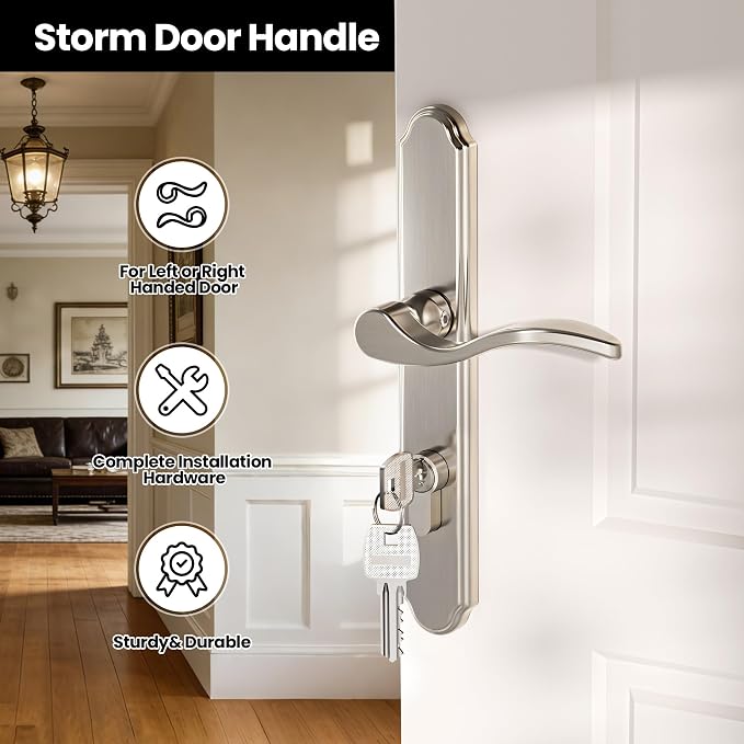 Storm Door Handle Accessory Set, Storm Door Handle Replacement Part | - Image 4