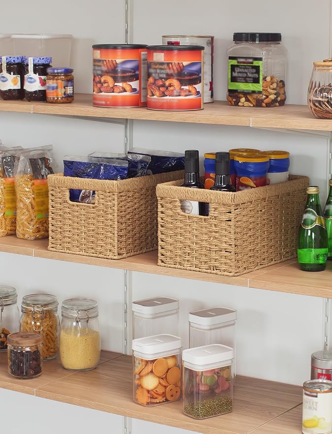 StorageWorks Wicker Storage Baskets - Image 6