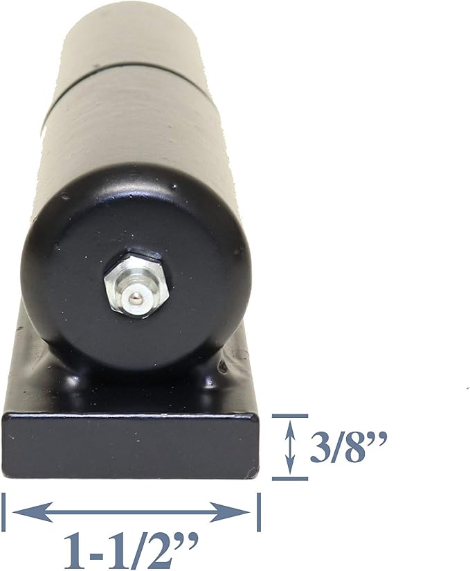 Heavy Duty Hinge 7" Barrel Style Weld On Plate Ball Bearing - Image 5