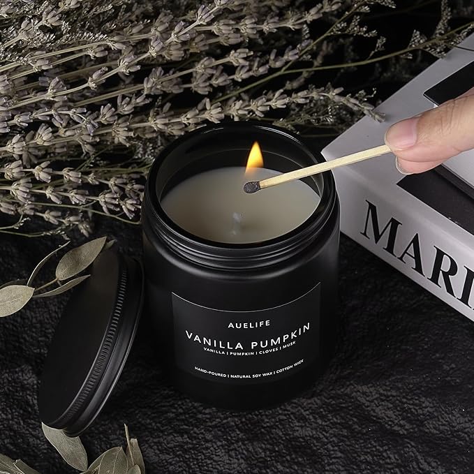 Fall Candle, Vanilla Pumpkin Scented - Image 7