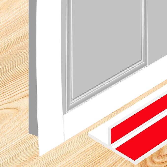 ToLanbbt T-Shaped Door Draft Stopper 1.97 in x 10 FT Silicone Weather Stripping by ToLanbbt